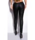 Koucla black wetlook treggings with zippers