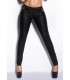 Koucla black wetlook treggings with zippers