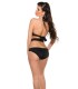 Koucla black rhine-lying monokini