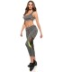Koucla grey mesh workout tights