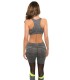 Koucla grey mesh workout tights