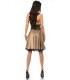 Koucla champagne party dress with lace