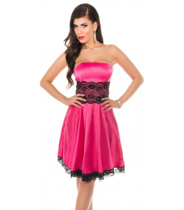 Koucla pink party dress with lace