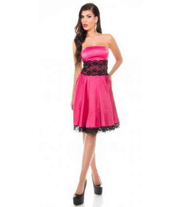 Koucla pink party dress with lace