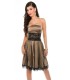 Koucla cappuccino party dress with lace