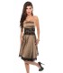 Koucla cappuccino party dress with lace