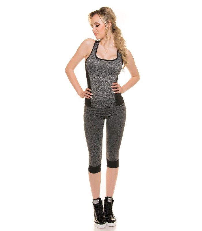 Koucla black workout top