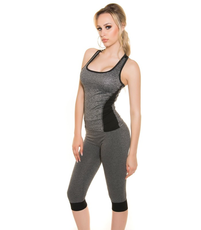 Koucla black workout top