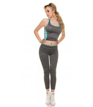 Koucla turquoise workout tights