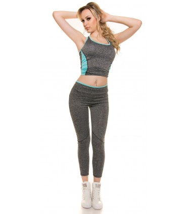Koucla turquoise workout tights