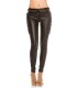 Koucla nodder-like belt leather pants