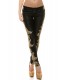 Koucla decorative embellishment leather trousers