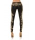 Koucla decorative embellishment leather trousers