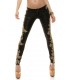 Koucla decorative embellishment leather trousers