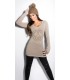 Koucla taupe peace knit dress