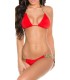Red chain and rhine-tinted bikinis