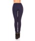 Dark blue decorative treggings