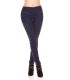 Dark blue decorative treggings