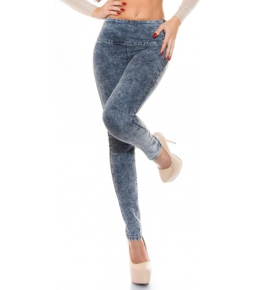 Koucla high-waisted stonewashed jeans