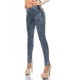 Koucla high-waisted stonewashed jeans