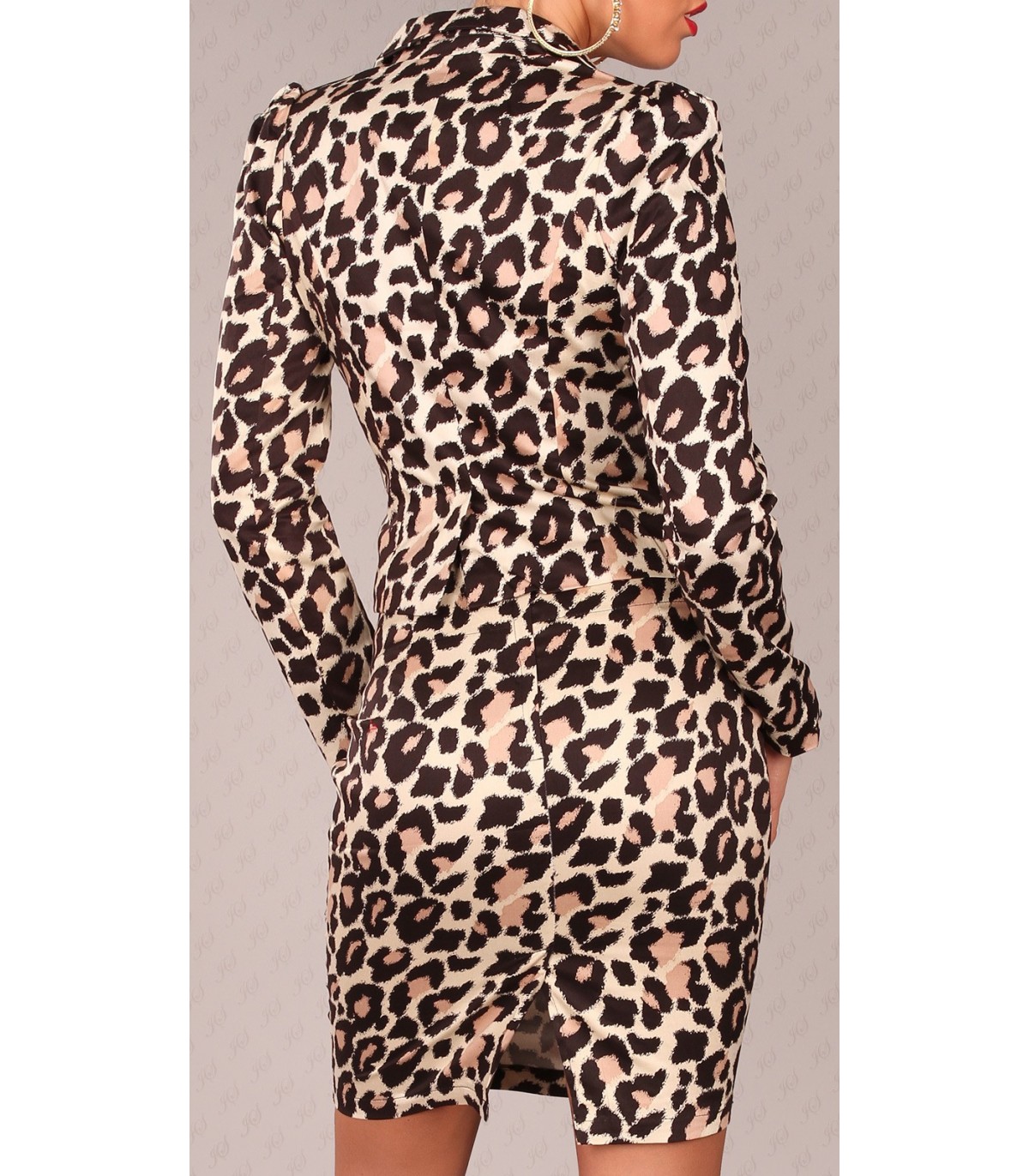 Leopard Print Blazer