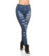 Koucla blue ripped nod-off jeans