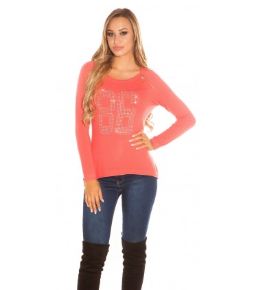 Koucla coral 86 strassineule with zippers