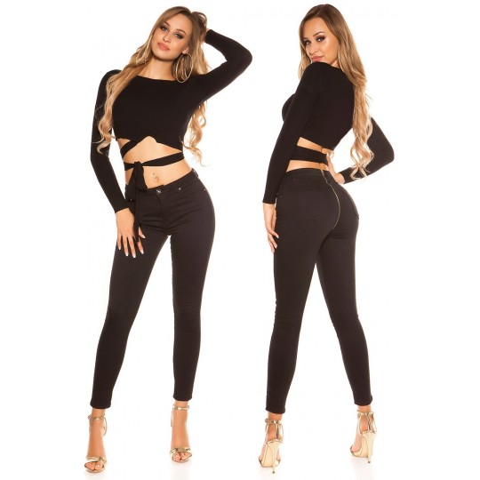 Koucla black jeans with...