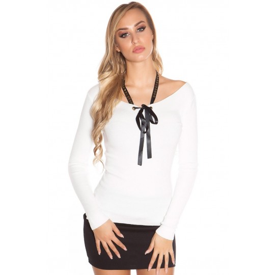 Koucla white star-striped...