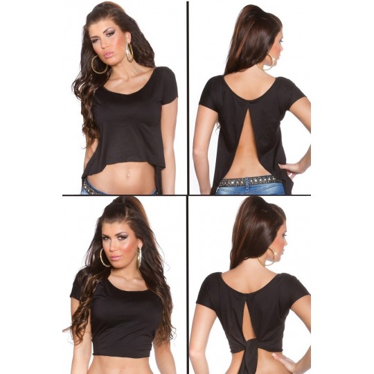 Koucla black short-sleeved...