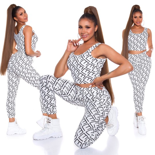 Vit beskära topp utskrift...