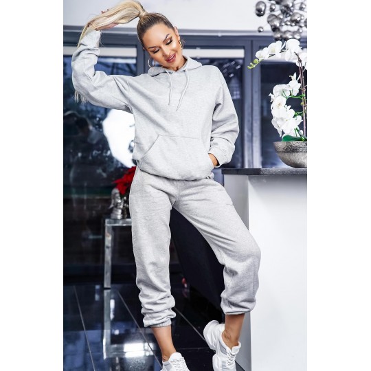 CW Brie harmaa huppari