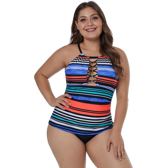 Värikäs raidallinen...