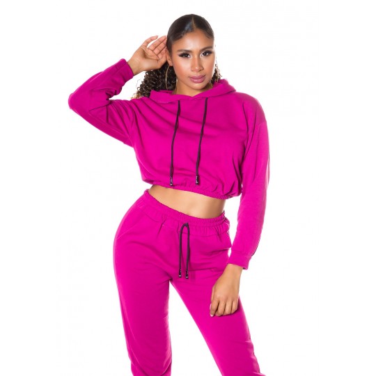 Koucla fräscha upp kort hoodie