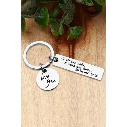 Drive safe keychain