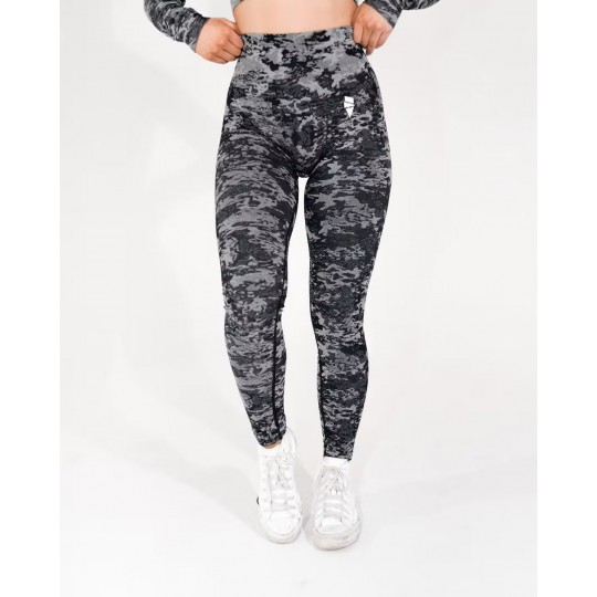 DW Svart Camo Workout Leggings