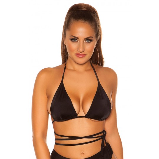 Koucla black bikini bra...