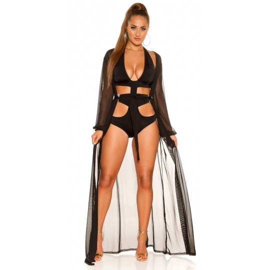 Koucla Black Long Beach Hunk