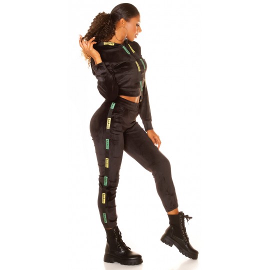 Black AdvAnco soft outfit set