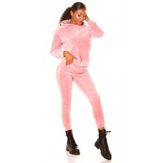 Rosa mjukt outfitset med...