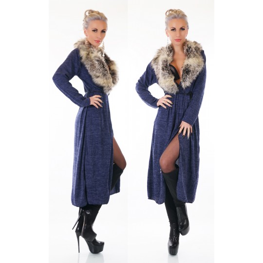 Dark blue long cardigan...