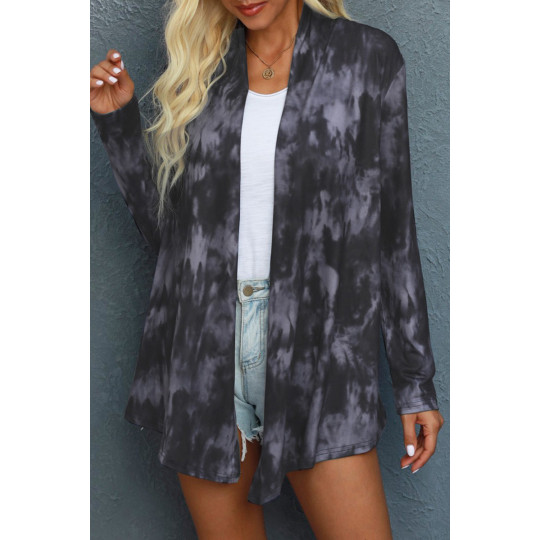 Gray knot-dyed open-top...