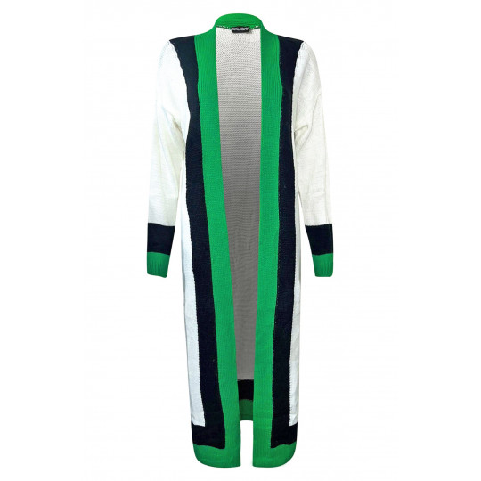 CW Eden green long cardigan