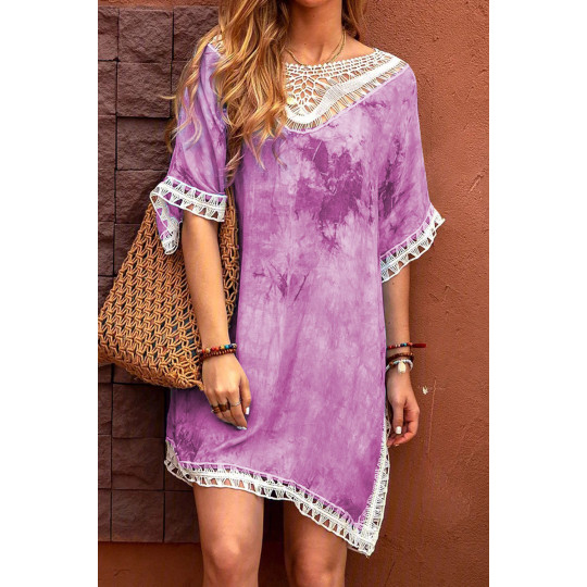 Purple knotted decorative...