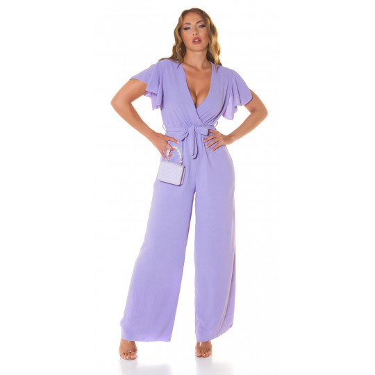 Lilac short-sleeved...