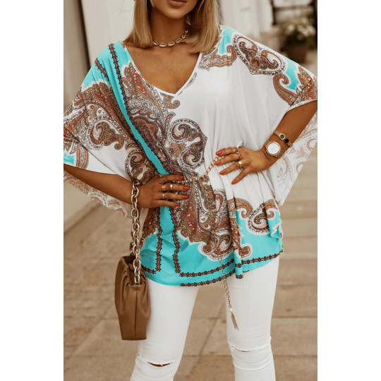 Print Pattern Bat sleeve...