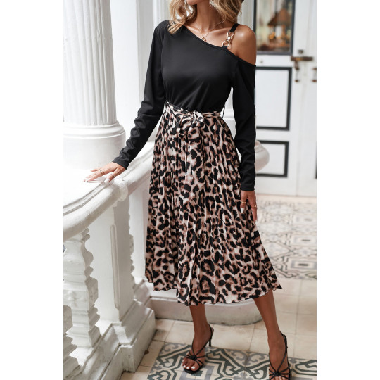 Black/leopard print...