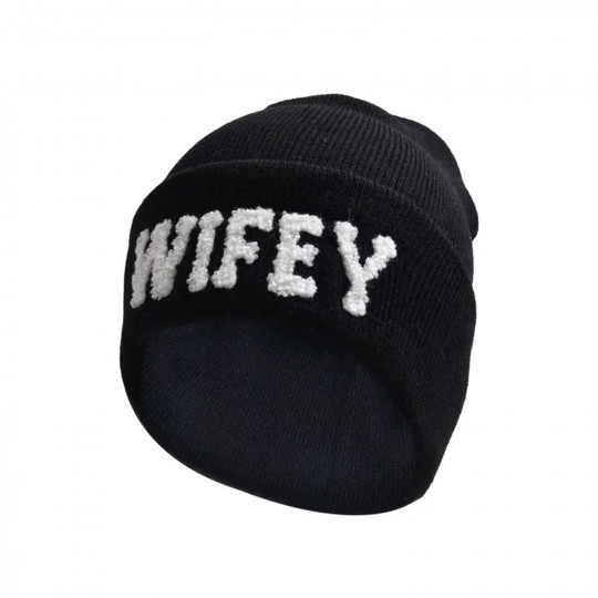 Black WIFEY beanie