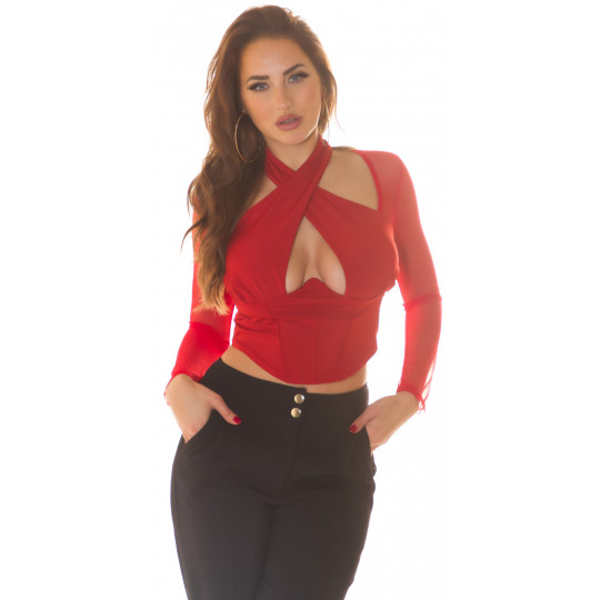 Koucla röd halshållare...