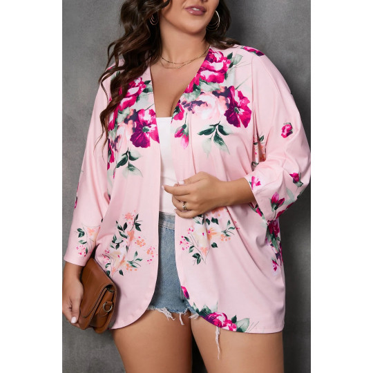 Pink floral pattern...